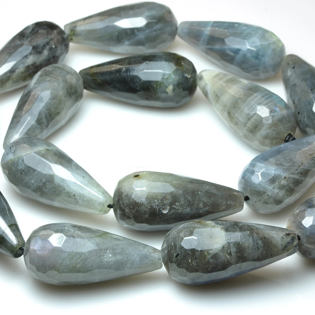 ICNWAY Gemstone Making Jewelry Labradorite irregular Natural Loose Beads DIY Bracelet Necklace Earring 15inch | Украшения и