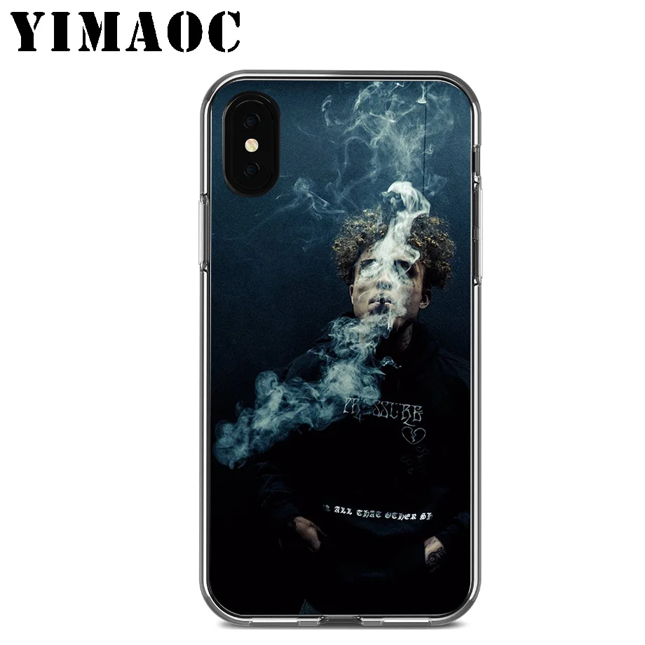 YIMAOC Lil skies Rapper Soft Silicone Case for Apple Iphone 11 Pro Xr Xs Max X 10 8 Plus 7 6S 6 SE 5S 5 7Plus 8Plus |