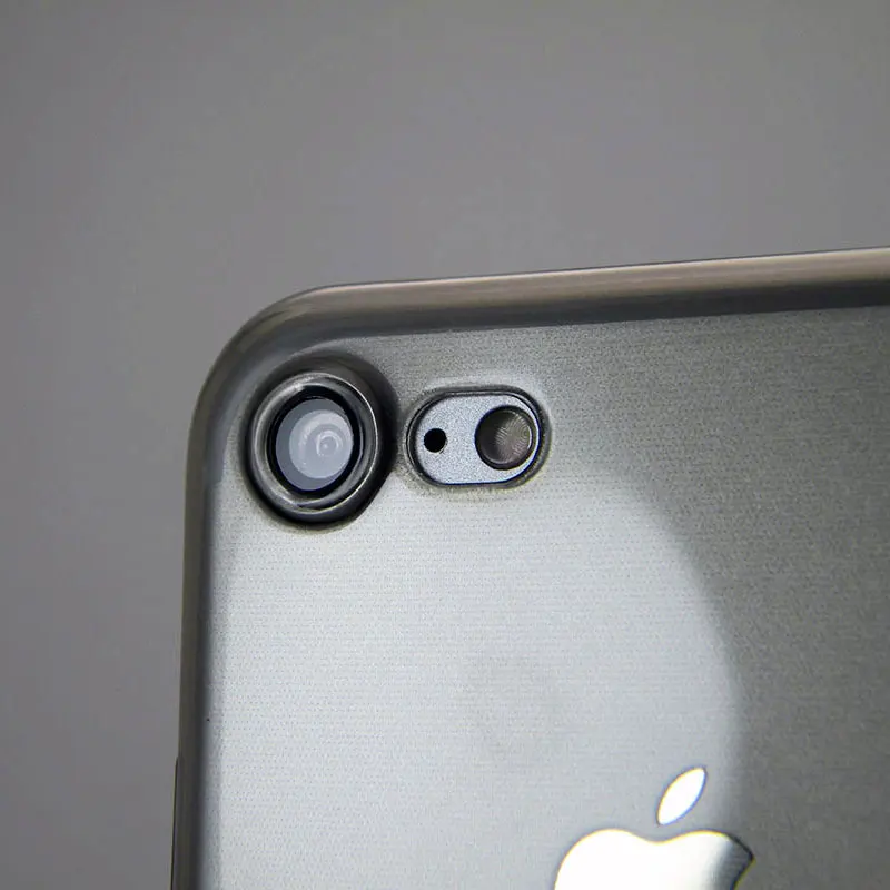 Ультратонкий Прозрачный чехол с заглушкой от пыли для iPhone 7 7Plus из мягкого ТПУ