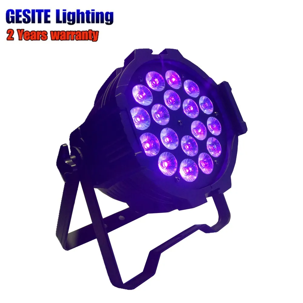 8pcs/lot led par light 18x18w rgbwauv 6 in1 with 1 pcs 8 flight case package | Освещение