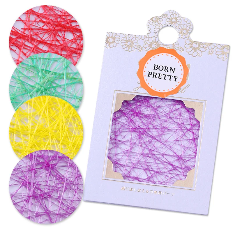 1 лист блестящая линия чистая 3D наклейка для ногтей Красный Зеленый Фиолетовый