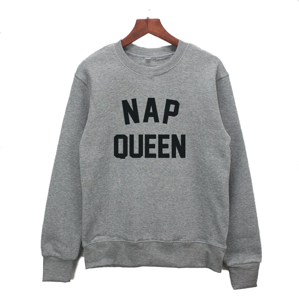 Ворс королева Толстовка серый Harajuku черный Свитшот крутой Crewneck корейский уличная