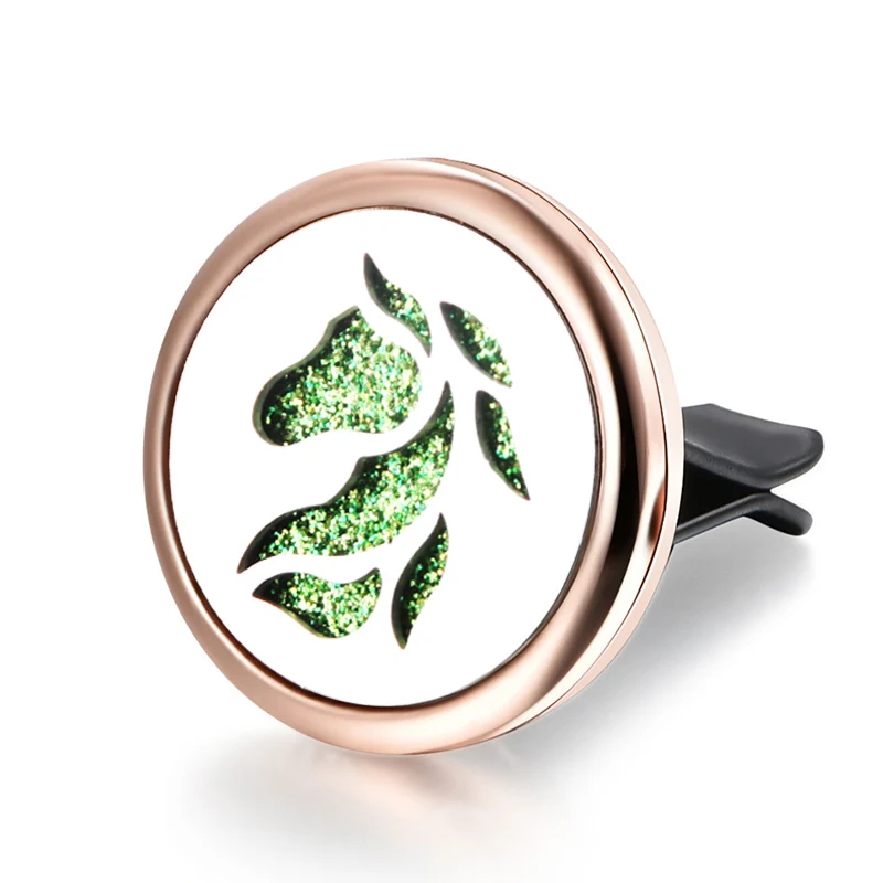 

Ароматический диффузор Gold Horse для автомобиля, автомобильный освежитель воздуха из нержавеющей стали с клипсой, ожерелье с диффузором эфирн...