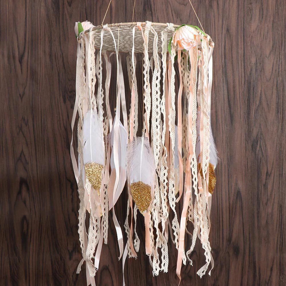 

Handmade Lace Dream Catcher Car Ornaments Wall-mounted Dreamcatcher Home Decoration Pendant Gift