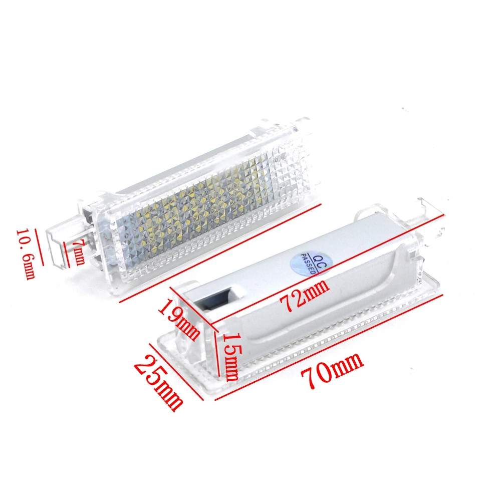 Eonstime 2 шт. 6500 к 12 в 18 светодиодов 3528SMD вежливое освещение для BMW E81 E90 E60 E63 E65 E70 E85 Range