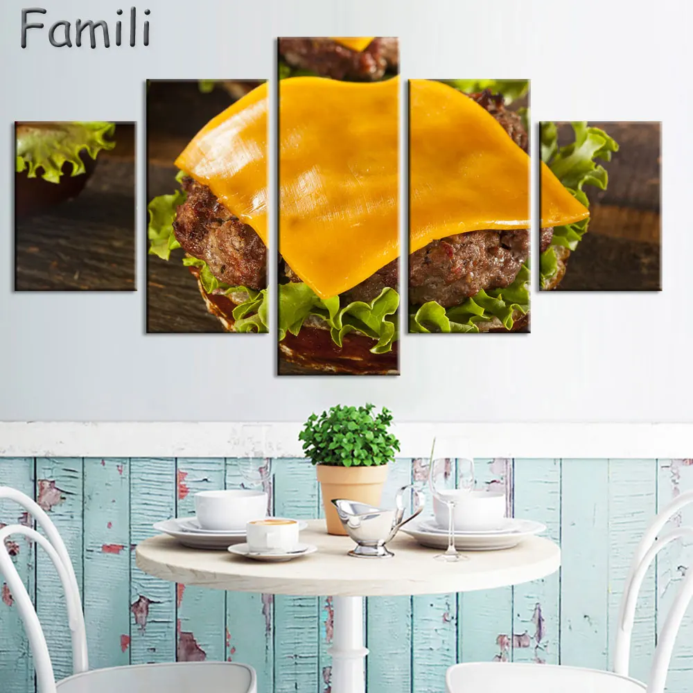 5 шт. картина маслом на холсте без рамки | Дом и сад