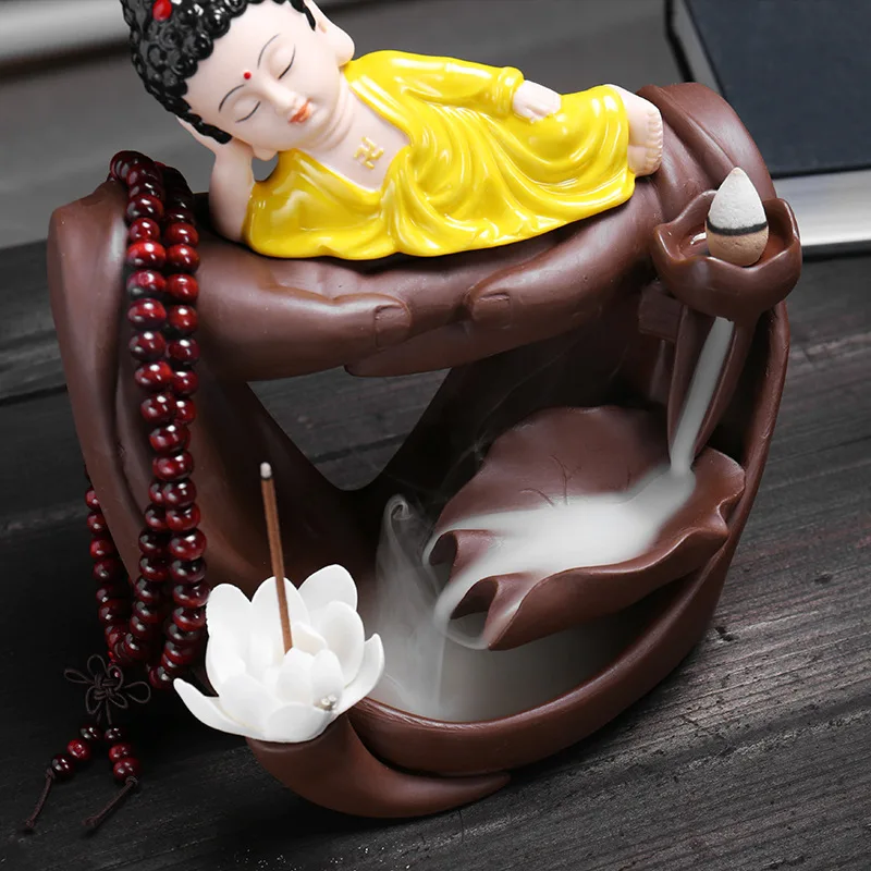 Духовая печь с фиолетовым песком Tathagata Guanyin сандаловая креативная домашняя