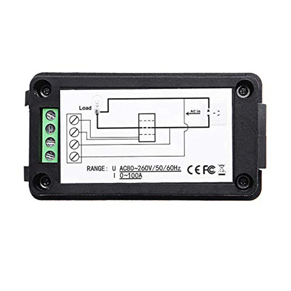 AC Voltmeter Ammeter Multimeter Digital Display Power Monitor Meter With Open /Close CT | Инструменты