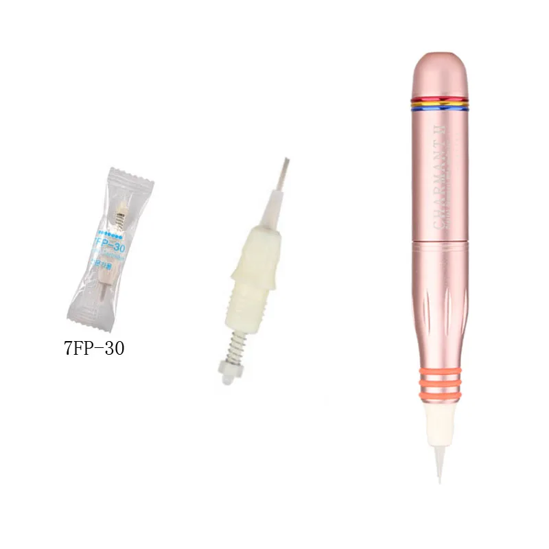 7FP-50pcs Интеллектуальный цифровой Перманентный макияж машина для бровей подводка для глаз губ красота Поворотный двигатель для тату МТС с контролем скорости - Цвет: 7FP-50pcs
