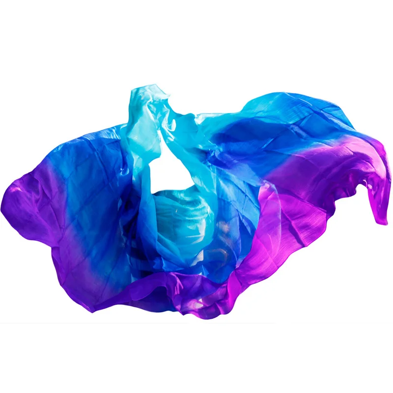 Высококачественная Фата для танца живота фата из натурального шелка ручной