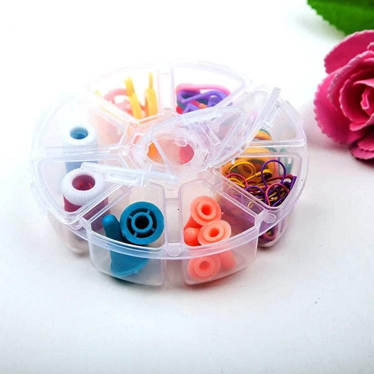 

Making Buckle DIY Apparel Needlework Storage Box Case DIY Weave Yarn Needle Accessories