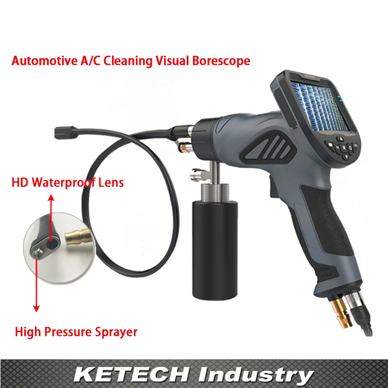 Новый водный пистолет Aircon Cleaner Videoscope автомобильный визуальный спрей для очистки