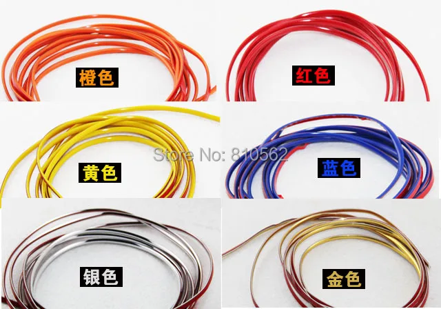 Декоративная полоса для украшения автомобиля 5 м/лот оранжевая Duster Polo Clio IV C4 Octavia