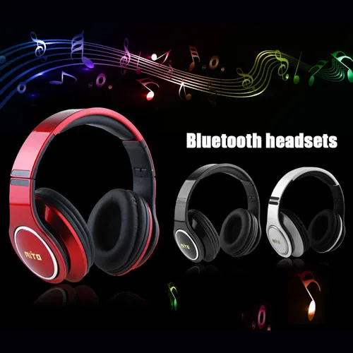 3 Color MIC Universal Wireless Stereo Bluetooth Circumaural Headset Headphone | Электроника