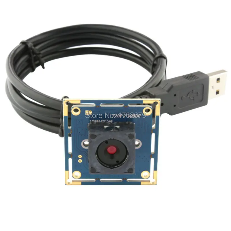 2-мегапиксельная usb-камера с автофокусом MJPEG 30fps 1920*1080, MJPEG 60 fps 1280*720 разрешение OV2710 CMOS CCTV безопасности USB камера