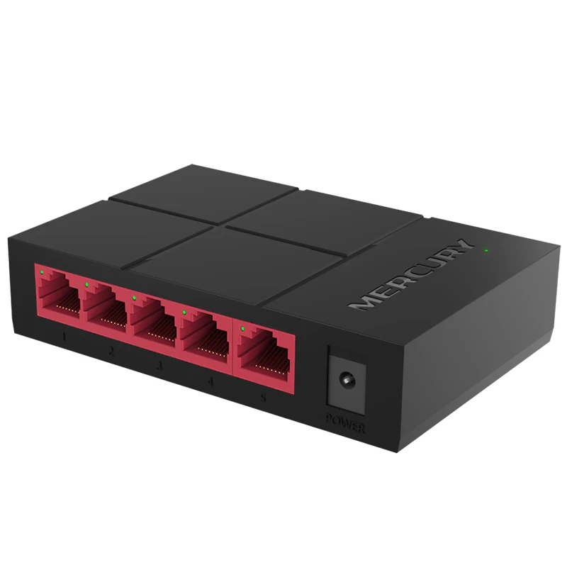 Mercury SG105M 5 Порты и разъёмы гигабитный коммутатор 10/100/1000 Мбит/с RJ45 LAN Ethernet быстро