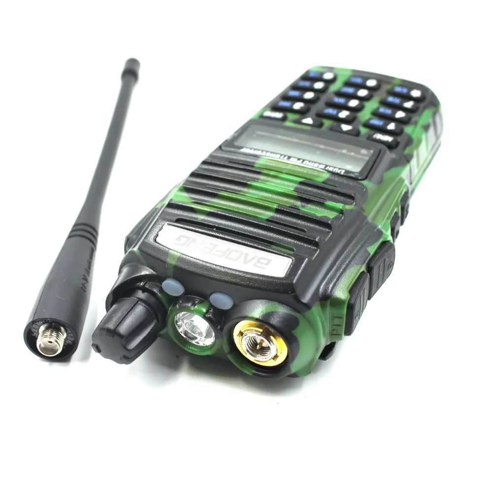 Портативная двухсторонняя рация Baofeng UV 82 Camo Walkie Talkie Двухдиапазонная PTT VHF UHF Ham