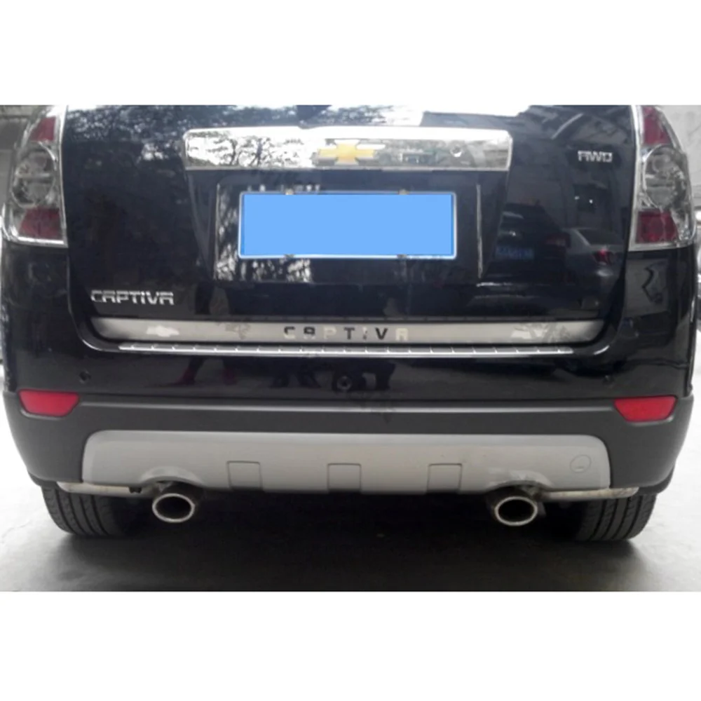IMTFOO нержавеющая сталь задний люк дверь багажника молдинг для CHEVROLET CAPTIVA 2008- аксессуары