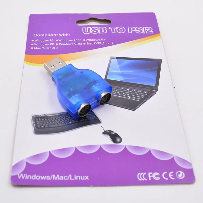Переходник с USB на PS/2 PS2 для клавиатуры и мыши|usb to ps/2|usb tocable adapter |
