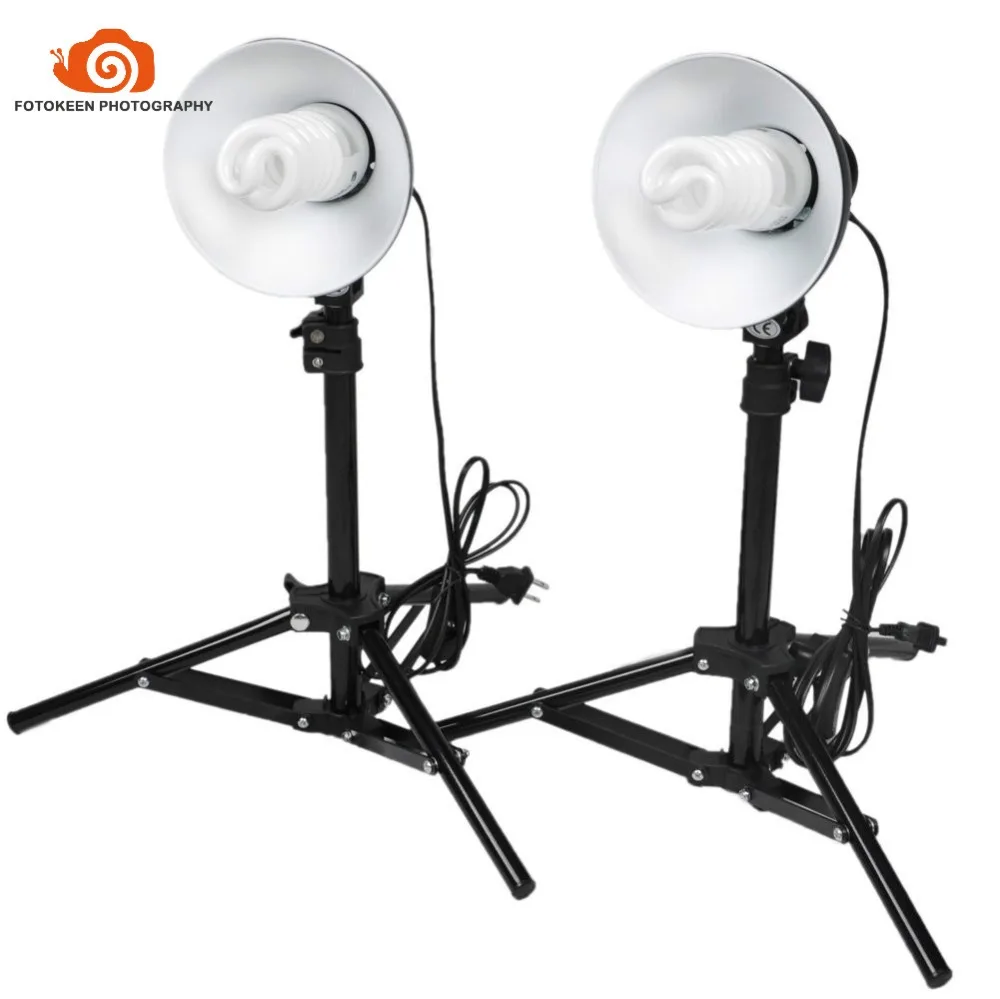 Портативный комплект освещения для фотостудии двойная столешница непрерывного