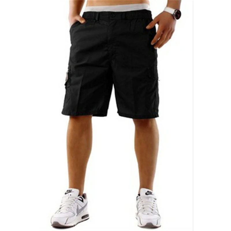 

New Men Casual Jogger Knee Length Shorts Summer Loose Sports Cargo Shorts Male Cool Casual Military Combat Workout Gym Trousers