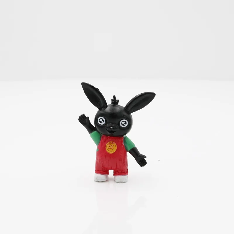 5 шт. bing пластиковая фигурка игрушка sula flop hopjity voosh pando bing кролики peluche куклы игрушки детские плюшевые игрушки