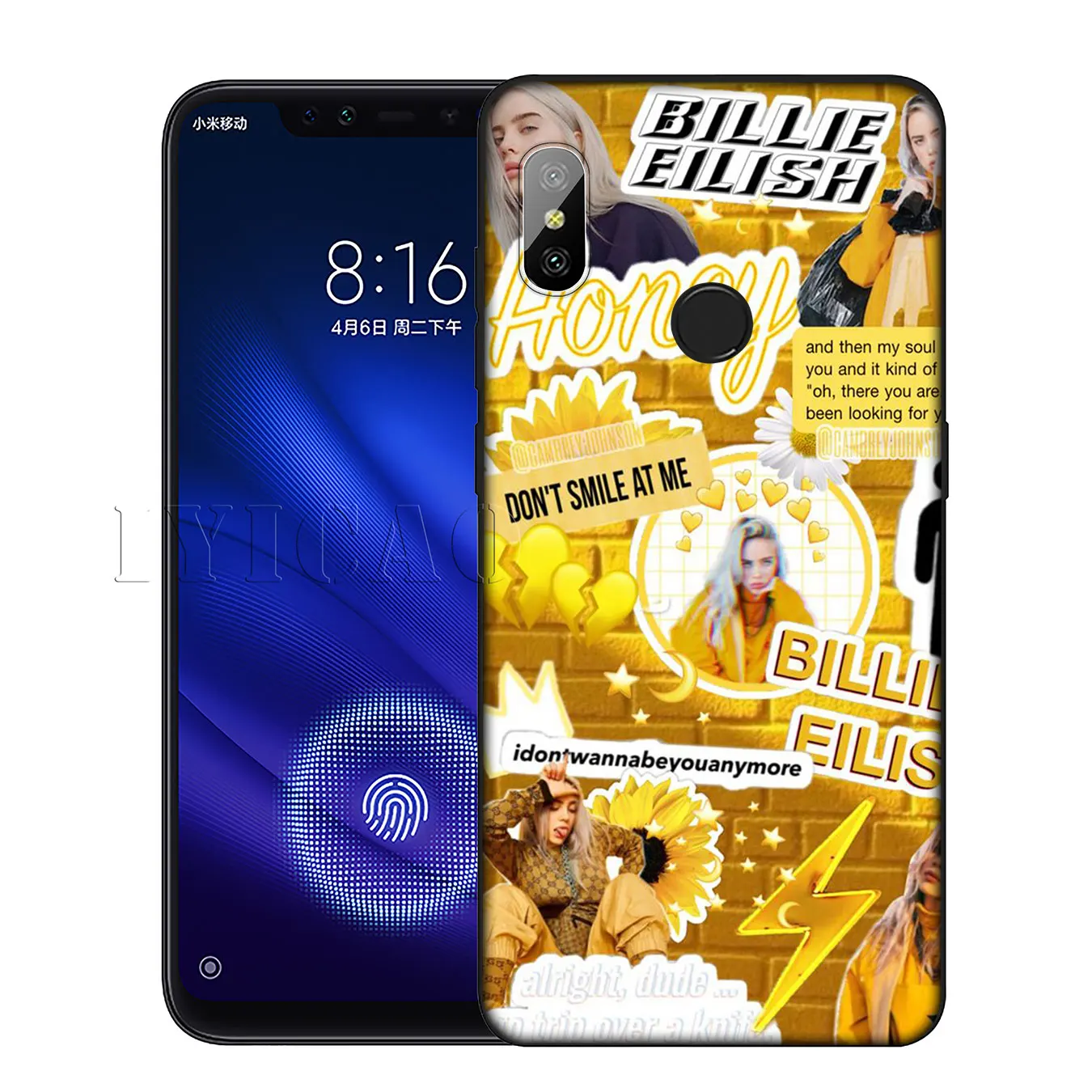 IYICAO Billie Eilish Khalid прекрасный силиконовый мягкий чехол для Xiaomi Redmi 6A 5A Note 8 7 4 4X 5 Plus 6 Pro