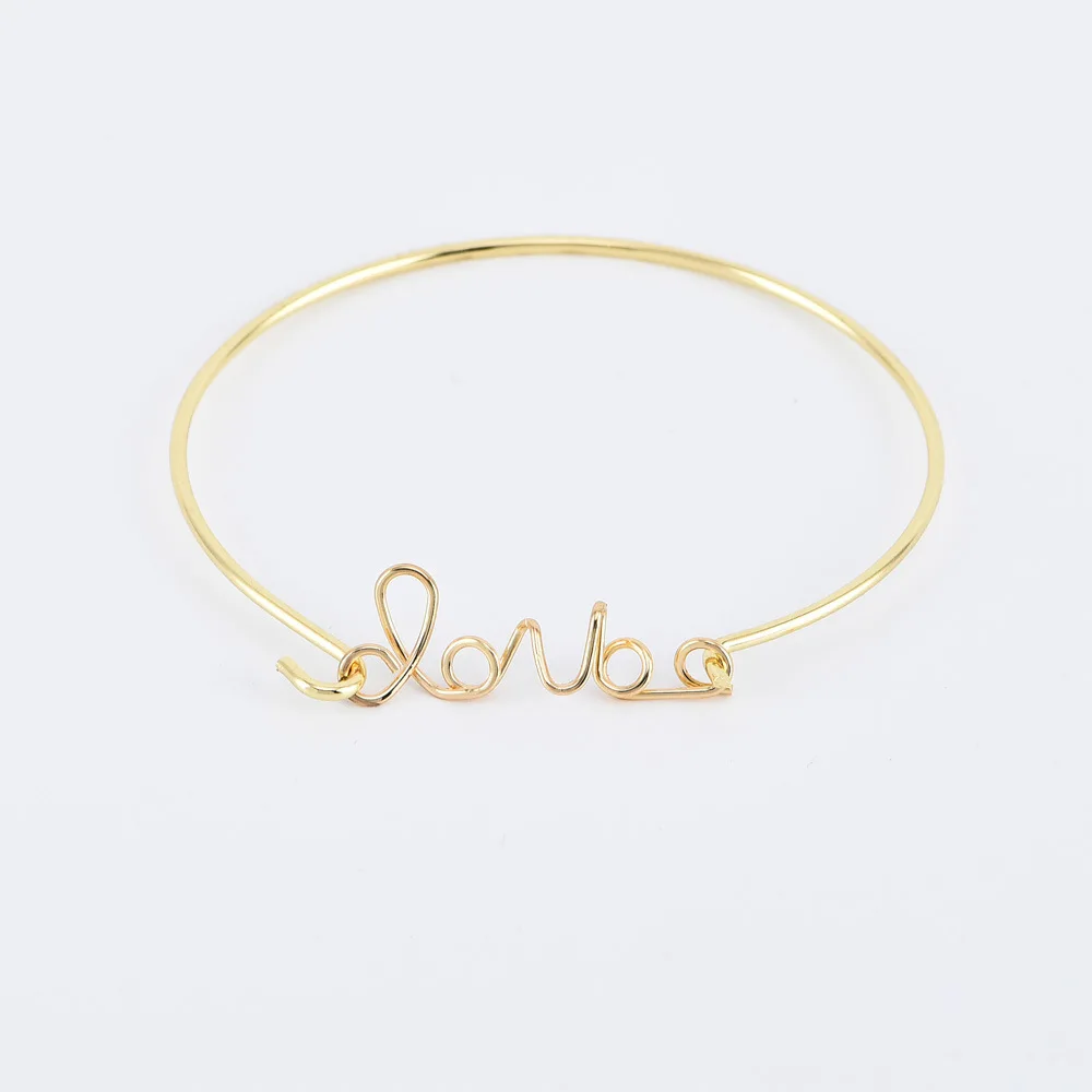 4 шт./компл. модные золотые браслеты в стиле панк геометрический Открытый браслет