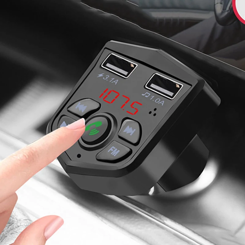 Автомобильный Bluetooth fm-передатчик беспроводной комплект громкой связи MP3