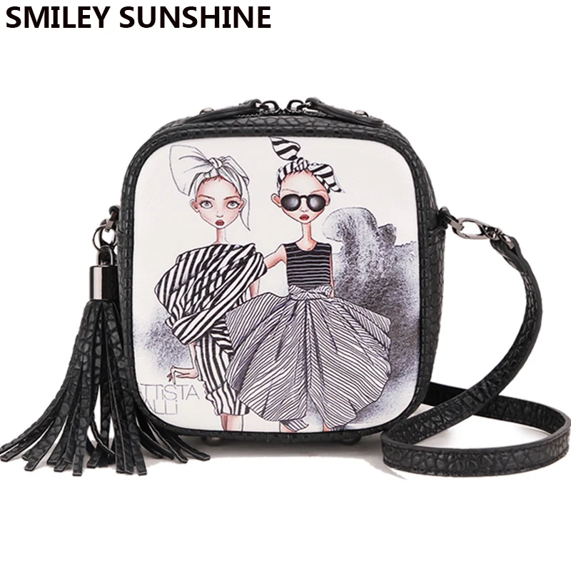 SMILEY SUNSHINE брендовые модные сумки через плечо женские маленькие сумки-мессенджеры