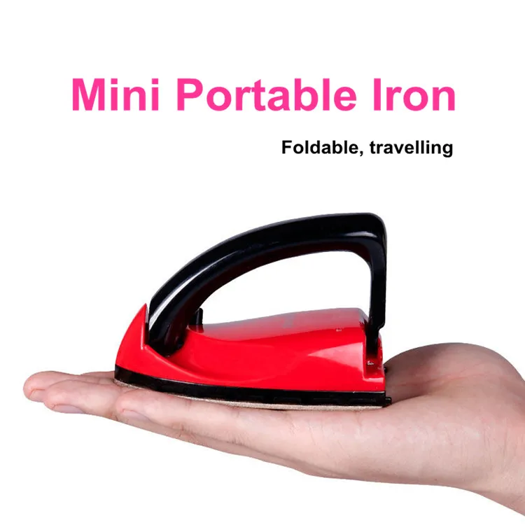 

25W electric irons for household mini iron 120-240V dormitory travel small portable iron foldable handle iron