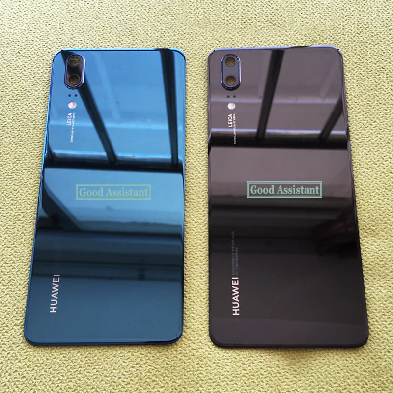 Оригинал для Huawei P20 задняя крышка батарейного отсека Дверь Корпус заднее стекло