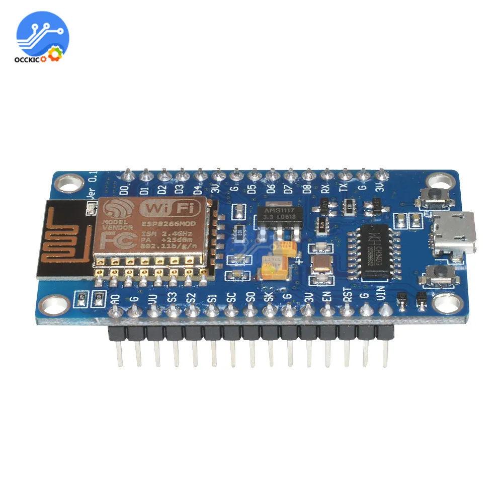 Беспроводной модуль NodeMCU V3 ESP8266 ESP 12E CH340 WIFI Интернет вещей макетная плата с USB