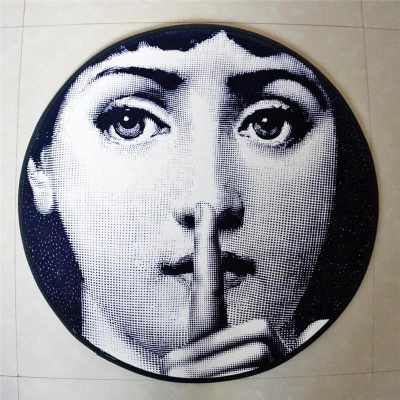 Fornasetti круглый коврик классическая красота лица ковер для гостиной спальни