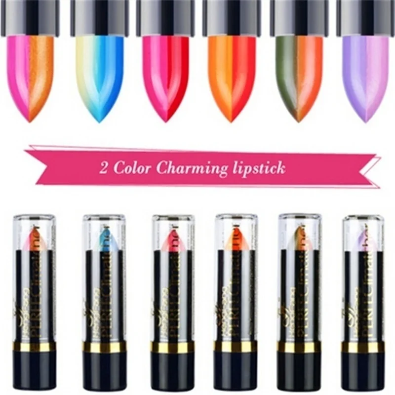 Двухцветная матовая губная помада MINCH стойкая увлажняющая милая розовая женская