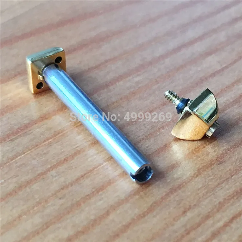 19mm gold color 16-22 мм стальной винт трубка для Cartier Pasha часы ремешок Браслет Соединительный винт бар части - Цвет: 19mm gold color