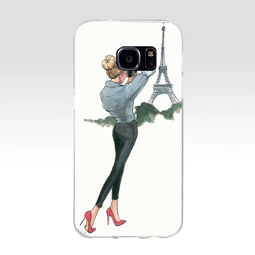 Чехол H для samsung Galaxy S7 egde, чехол для samsung Galaxy S6 edge, чехол для samsung S7 S6 G920F i9600, силиконовый чехол - Цвет: 7