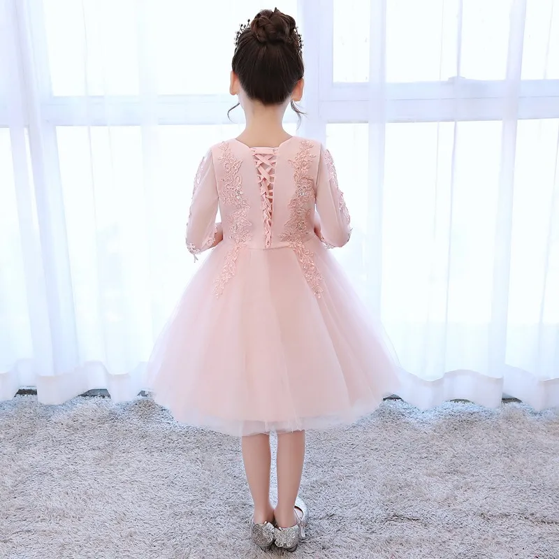 Детские платья 2 вида цветов праздничное платье для девочек костюмы