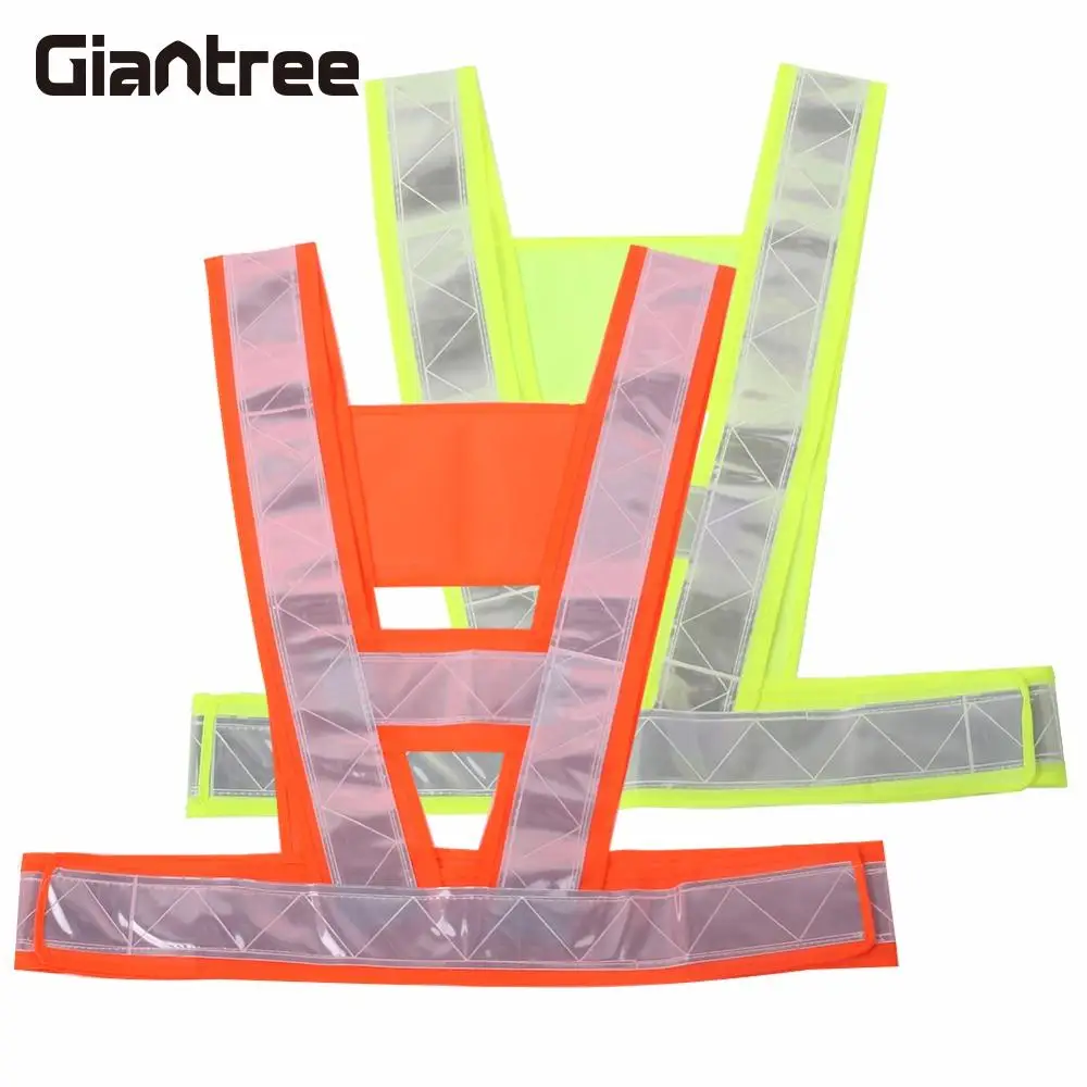 Giantrree Светоотражающая одежда, светоотражающий жилет, одежда для дорожного движения, Детская уличная спортивная безопасность, люминесцентная отражающая лента