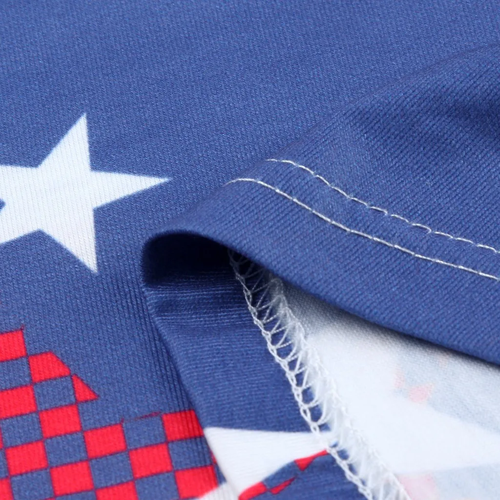 Женский жилет без рукавов SAGACE Летний в полоску с принтом американского флага