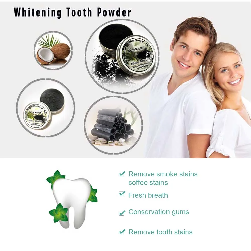 10 г Чистящая пудра для чистки зубов мужчин и женщин удаление пятен отбеливание
