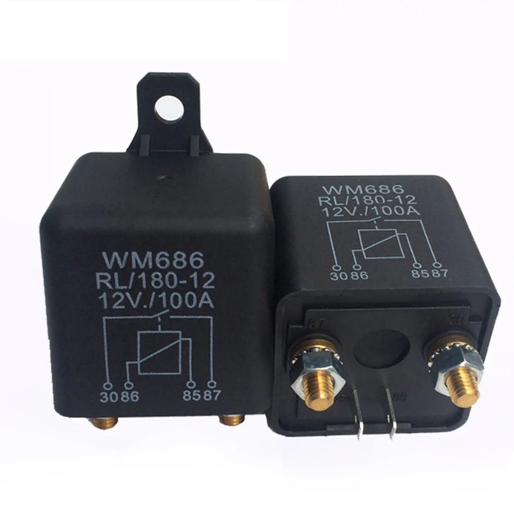 12VDC 100A AMP 2 4 Вт непрерывной работы контактный Автомобиль Грузовик Авто