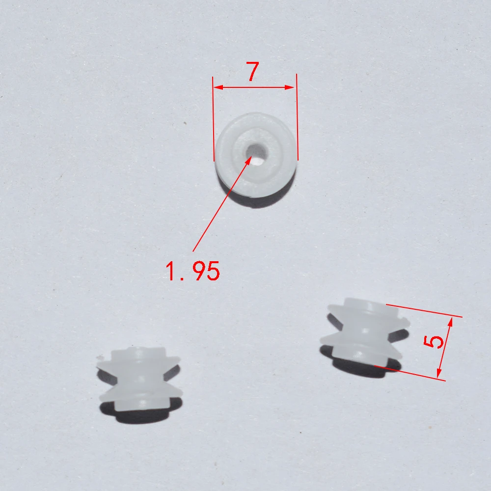 

10/100 шт. 2x7 мм пластиковый шкив, Радиоуправляемый автомобиль, самолет, робот, детские игрушки для мальчиков, «сделай сам», Детские аксессуары, игрушки Монтессори nero PU72A