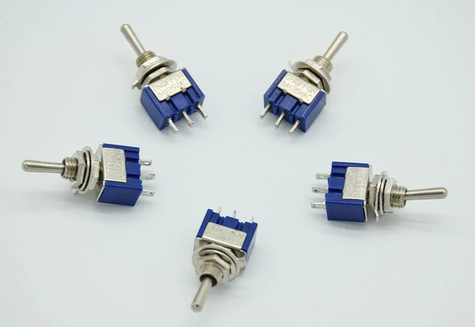 5 шт. ВКЛ./ВЫКЛ. 3 контактный мини выключатель SPDT AC 125 В/6 А 250 В/3 А|Выключатели| |