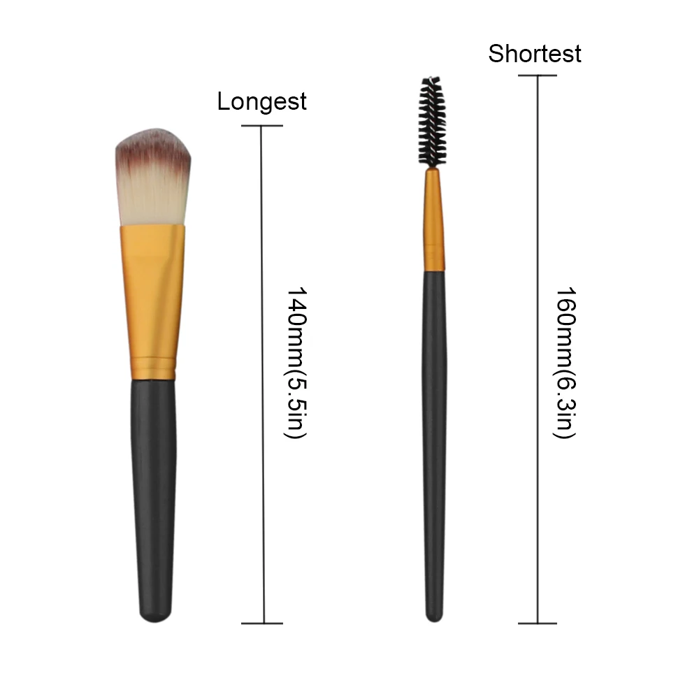 Профессиональный набор кисточек для макияжа 20 шт. тональный Набор теней век