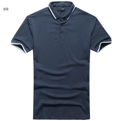 royal blue Летний британский ветер Мужская футболка-поло слим бренд одежды для мужчин с лацканами-поло с короткими рукавами повседневные мужские Paul рубашка PL-41 - Цвет: royal blue