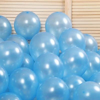 light Blue 10 дюймов 30, 50 шт в наборе, гелиевые латексные шарики для вечеринки кружевные шелковые трусики перламутрового оттенка для свадьбы, годовщины, дня рождения вечерние украшения Детские игрушки Воздушные шары JL0017 - Цвет: light Blue