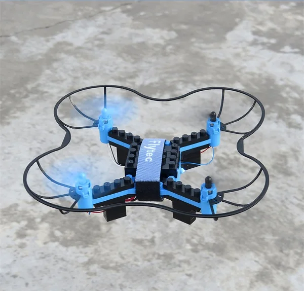 Flytec T11 DIY строительный блок RC Квадрокоптер 3D флип Безголовый режим Мультикоптер мини кирпичи Карманный Дрон подарок игрушки для детей