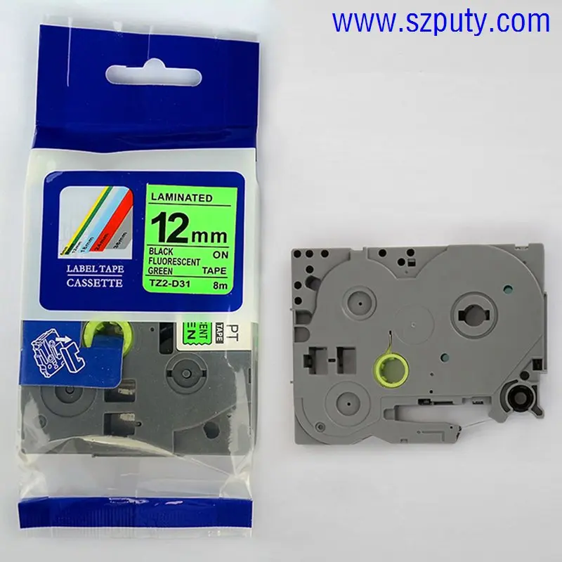 2 шт. ленты TZ для Brother tz D31/tzeD31 совместимый p touch принтеры этикеток TZ2 D31 12 мм * 8 м