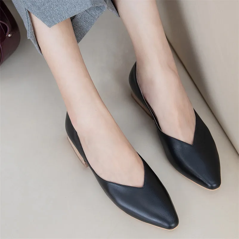 FEDONAS/Базовые Женские туфли-лодочки из натуральной кожи наивысшего качества